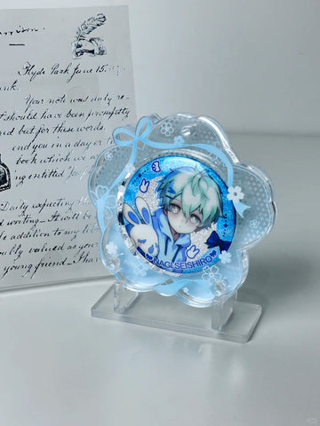 ［推し活グッズ］缶バッジアクリルフレーム 58～75mm【F2U7N1】