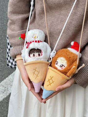 ［ぬい服］10cm 無属性 ぬいぐるみ用服【冰淇淋】