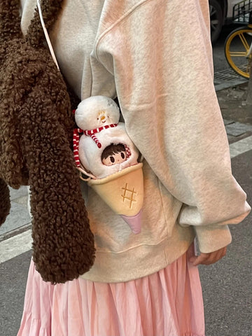 ［ぬい服］10cm 無属性 ぬいぐるみ用服【冰淇淋】