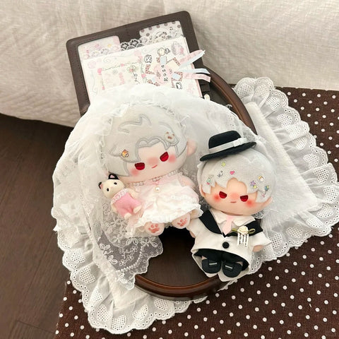 ［ぬい服］10cm 無属性 ぬいぐるみ用 お洋服【婚礼】