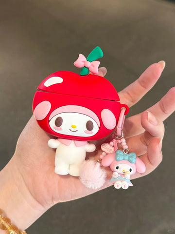 ［サンリオ ］マイメロディ＆ピアノ イヤホンケース Airpods Pro 1/2/3/4
