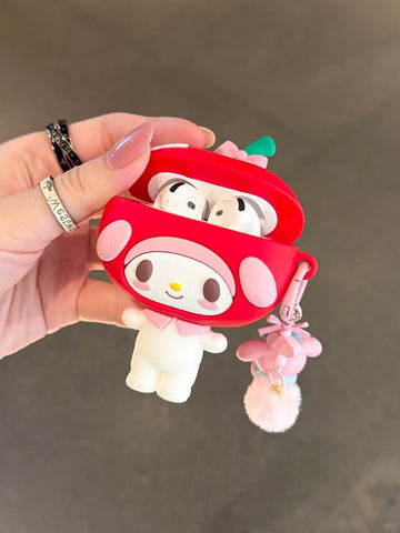 ［サンリオ ］マイメロディ＆ピアノ イヤホンケース Airpods Pro 1/2/3/4