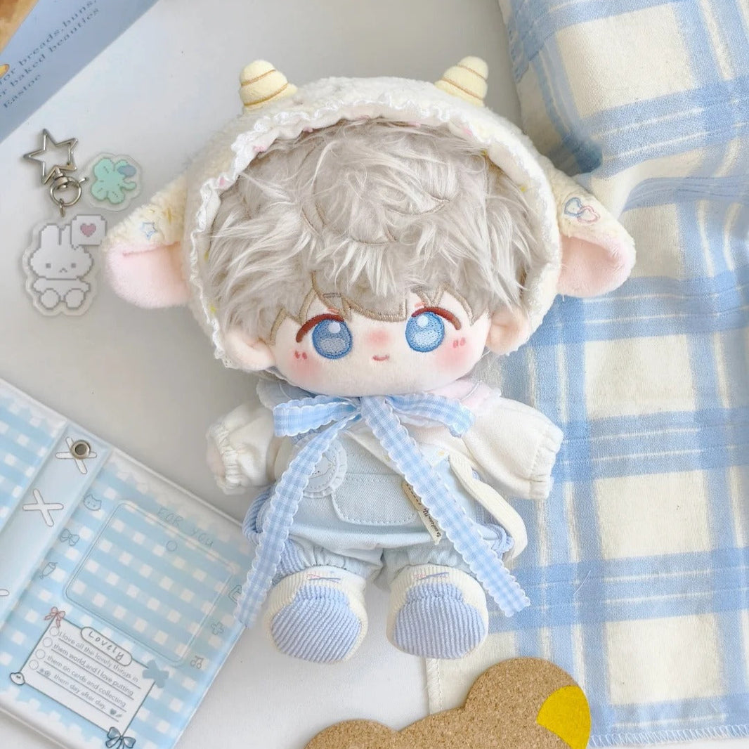 まりあんぬ♡ぬい服 ぬい服10cm キラキラ夏の大三角セット（ハット＆トップス