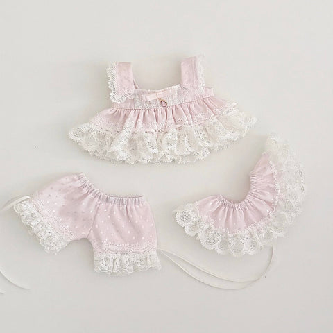 【受注予約】［ぬい服］20cm 無属性 ぬいぐるみ用 お洋服【蓝花织】