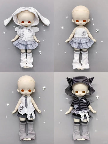［BJD服］1/6 ドール用 衣装セット【轻亚比】