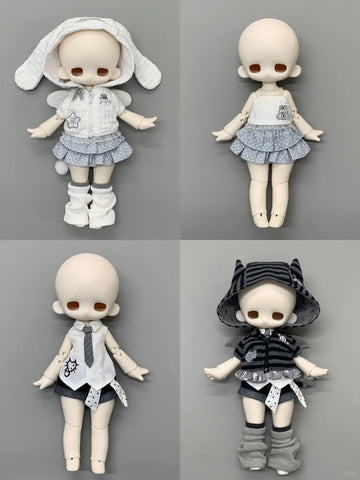 ［BJD服］1/6 ドール用 衣装セット【轻亚比】