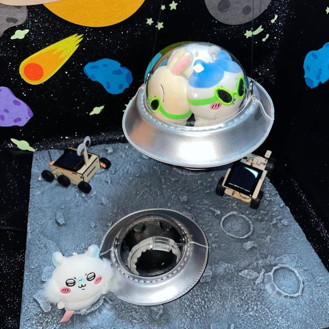 ［ぬい服］10/15cm 無属性 ぬいぐるみ用 ポーチ ショルダーバッグ【UFO】