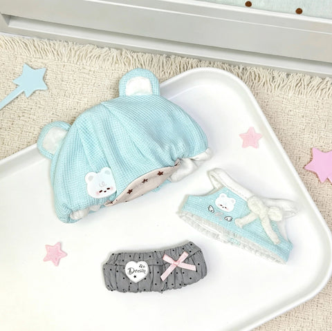 ［ぬい服］5/10/15cm 無属性 ぬいぐるみ用 お洋服【薄荷】