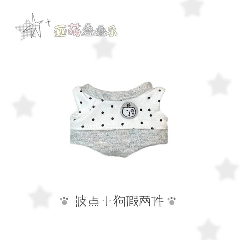 【12月4日予約締切】［ぬい服］10cm 無属性 ぬいぐるみ用 お洋服【亚萌】