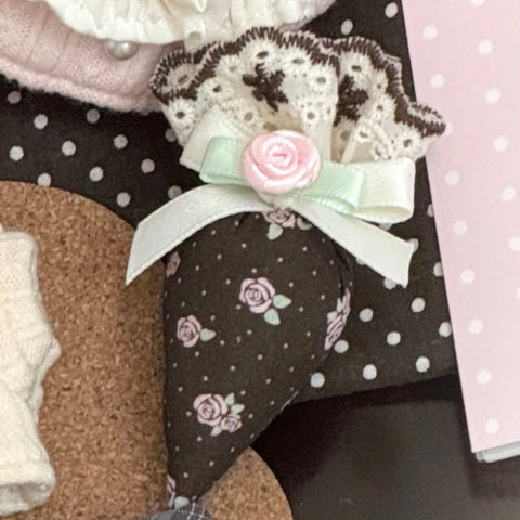 【受注予約】［ぬい服］10cm 無属性 ぬいぐるみ用 お洋服【糖霜】