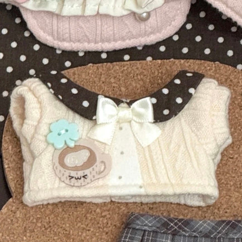 【受注予約】［ぬい服］10cm 無属性 ぬいぐるみ用 お洋服【糖霜】