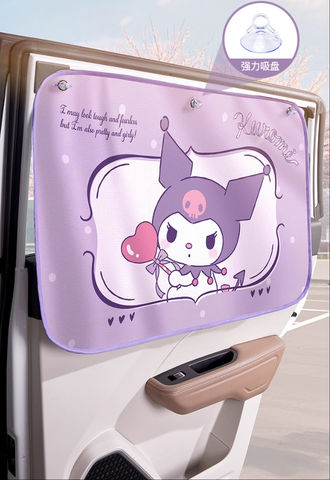 ［サンリオ］カー用品 車 吸盤 サンシェード
