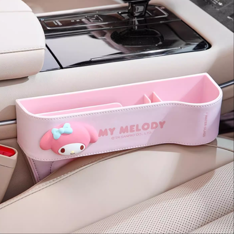 [サンリオ］カー用品 車 収納カゴ