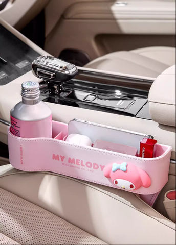 [サンリオ］カー用品 車 収納カゴ