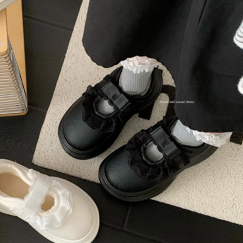 ［靴］防水ファー厚底ローファー【37MZU0】