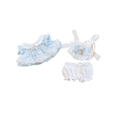 【受注予約】［ぬい服］10cm 無属性 ぬいぐるみ用服【裙摆】