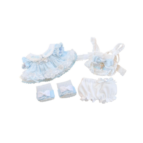 【受注予約】［ぬい服］10cm 無属性 ぬいぐるみ用服【裙摆】