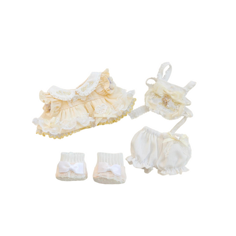 【受注予約】［ぬい服］10cm 無属性 ぬいぐるみ用服【裙摆】