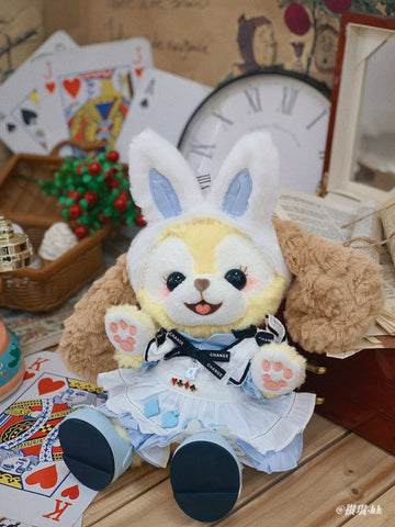 ［着せ替え］ ディズニー ぬいぐるみ コスチューム 3点セット【アリス】
