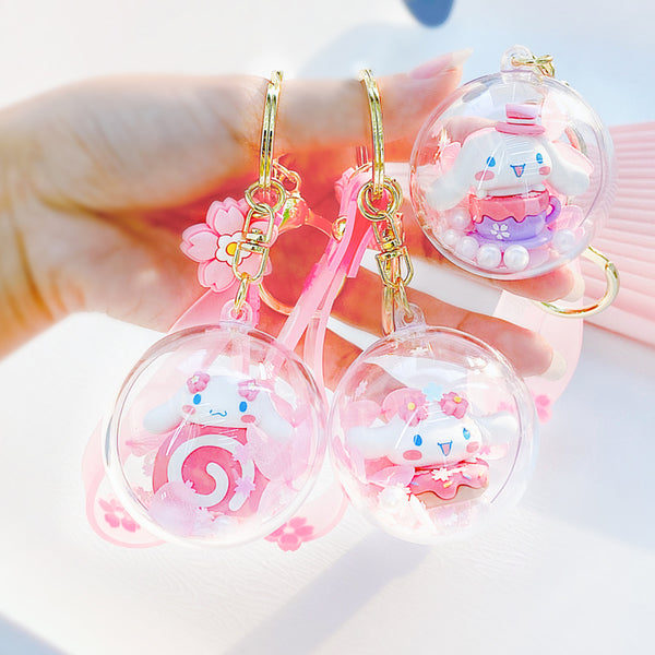 5点目100円♡新作♡新品♡シナモロール♡キーホルダー 楽天市場】シナモロール キーホルダー ふわふわスノーラビット