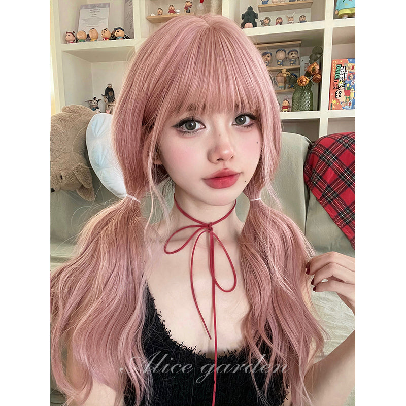 ウィッグ］ピンク ロング 巻き髪 – candymoon
