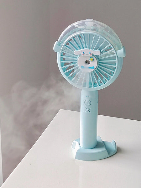 シナモンロール加湿扇風機 サンリオ］シナモロール USB充電 加湿器4WAYファン – candymoon